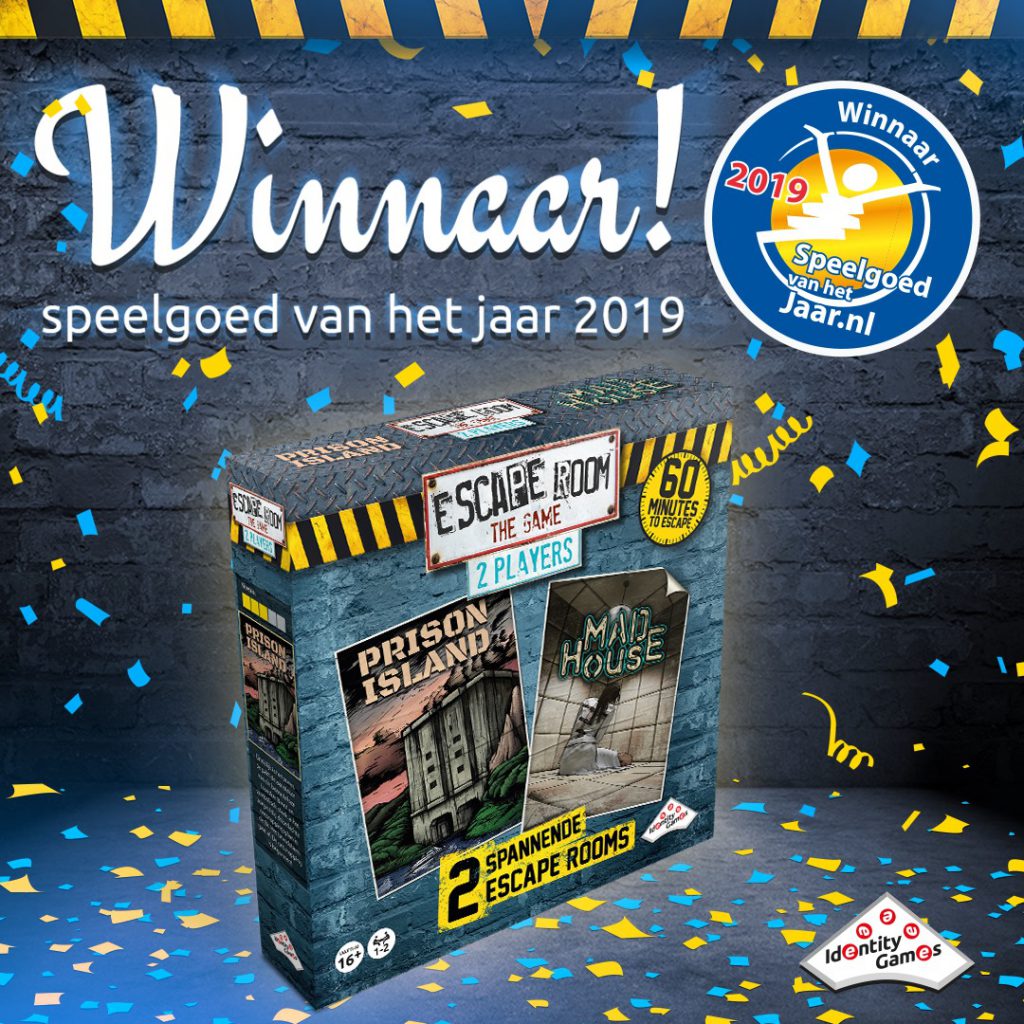 alarm had het niet door Verrijking Escape Room The Game Winnaar Speelgoed van het Jaar 2019! • Escape Rooms  Nederland