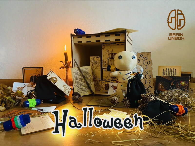 waarde Doe voorzichtig Jaarlijks Griezelen in je eigen woonkamer met de Brain Unbox Halloween escapekist •  Escape Rooms Nederland
