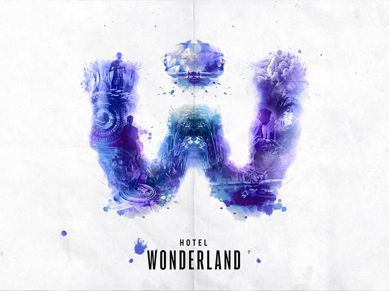 onderdompeltheater hotel wonderland logo banner